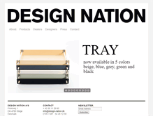 Tablet Screenshot of design-nation.dk